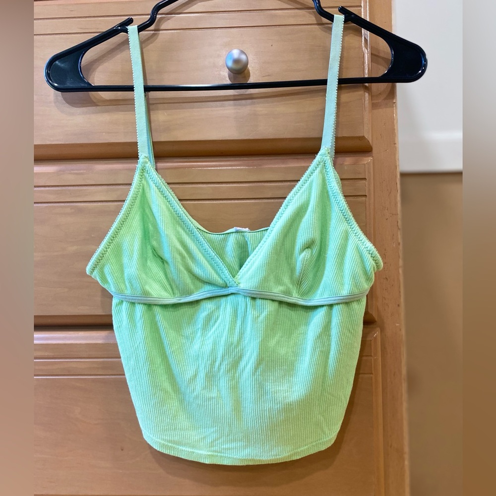 Lime green cami top size XS-S Good used condition